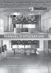 NextGen LIVING WALLS Manuel D'utilisation