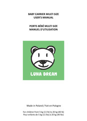 Luna Dream Manuel D'utilisation