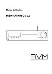 AVM INSPIRATION CS 2.2 Manuel D'utilisation