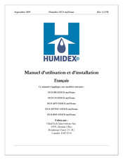 Humidex HCS-APT-HDEX myHome Manuel D'utilisation Et D'installation