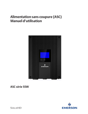 Emerson ASC Série SSW Manuel D'utilisation