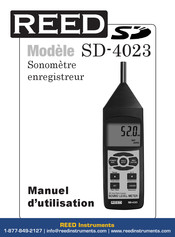 REED SD-4023 Manuel D'utilisation