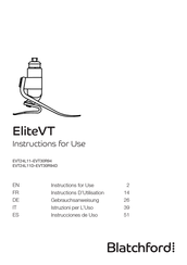 Blatchford EliteVT Instructions D'utilisation