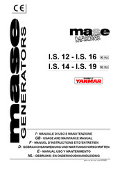 Mase Generators I.S. 19 Manuel D'instructions