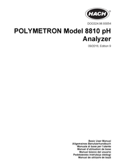 Hach Polymetron 8810 pH Manuel D'utilisation De Base