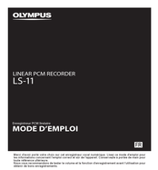 Olympus LS-11 Mode D'emploi