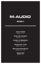 M-Audio AV32.1 Guide D'utilisation