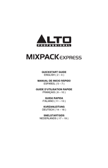 Alto Professional MIXPACK Express Guide D'utilisation Rapide