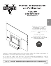Ventis VB00012 Manuel D'installation Et D'utilisation