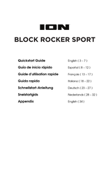 ION Block Rocker Sport Guide D'utilisation Rapide