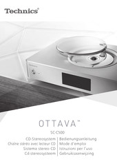 Technics OTTAVA SC-C500 Mode D'emploi