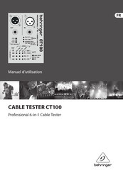 Behringer CT100 Manuel D'utilisation