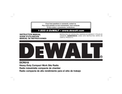 DeWalt DCR018 Guide D'utilisation