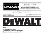 DeWalt DC608 Guide D'utilisation