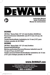 DeWalt DCD985M2 Guide D'utilisation