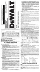Dewalt DWE1622 Guide D'utilisation