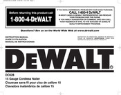 DeWalt DC628 Guide D'utilisation