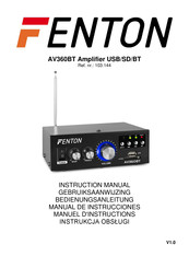 Fenton AV360BT Manuel D'instructions