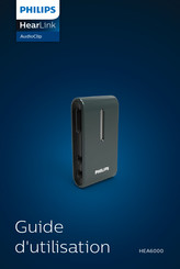 Philips AudioClip HearLink HEA6000 Guide D'utilisation