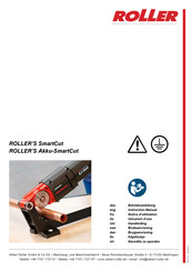 Roller SmartCut Notice D'utilisation