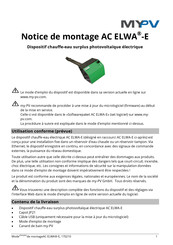 MYPV AC ELWA-E Notice De Montage