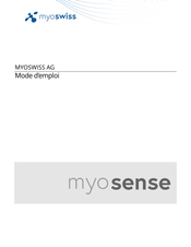 MYOSWISS myosense Mode D'emploi