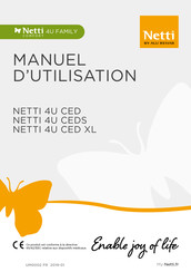 Alu Rehab NETTI 4U CED Manuel D'utilisation