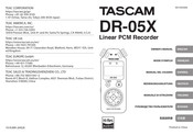 Teac TASCAM DR-05X Mode D'emploi
