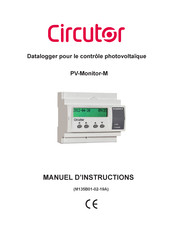 Circutor PV-Monitor-M Manuel D'instructions