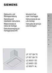 Siemens LC 95071 AL Mode D'emploi Et Notice De Montage