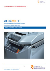 Alliance Bio Expertise MEDIAWEL 30 Manuel D'utilisation