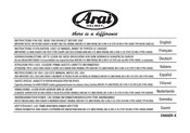 Arai CHASER-X Instructions D'utilisation