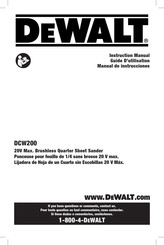 DeWalt DCW200 Guide D'utilisation