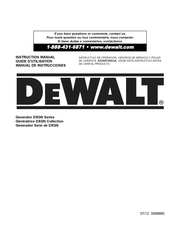 DeWalt DXGN4500 Guide D'utilisation