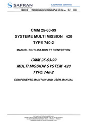 Safran MULTI MISSION SYSTEM 420 Manuel D'utilisation Et D'entretien