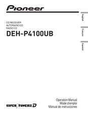 Pioneer DEH-P4100UB Mode D'emploi
