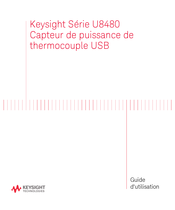 Keysight U8480 Série Guide D'utilisation