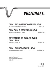 VOLTCRAFT LSG-4 DMM Notice D'emploi
