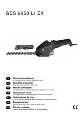 GBS 6050 LI EX Manuel D'utilisation