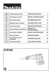 Makita DJR360 Manuel D'instructions