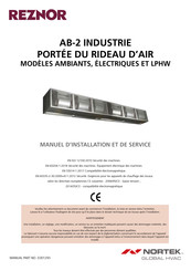 Nortek Reznor AB-2 Série Manuel D'installation Et De Service