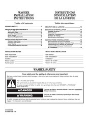 Maytag MHWE251YL Instructions D'installation