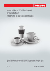 Miele CVA 6805 Instructions D'utilisation Et D'installation