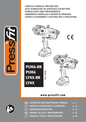 Pressfit PUMA-RR Notice D'utilisation Et Entretien