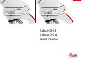 Leica ICC50 W Mode D'emploi