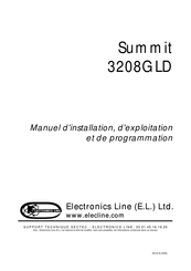 Electronics Line Summit 3208GLD Manuel D'installation