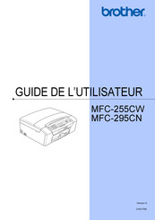 Brother MFC-255CW Guide De L'utilisateur
