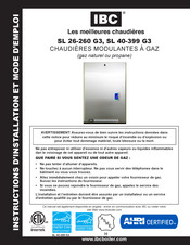 IBC SL 40-399 G3 Instructions D'installation Et Mode D'emploi