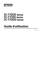 Epson SC-F7100 Guide D'utilisation