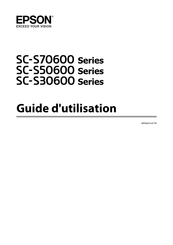 Epson SC-S50600 Série Guide D'utilisation